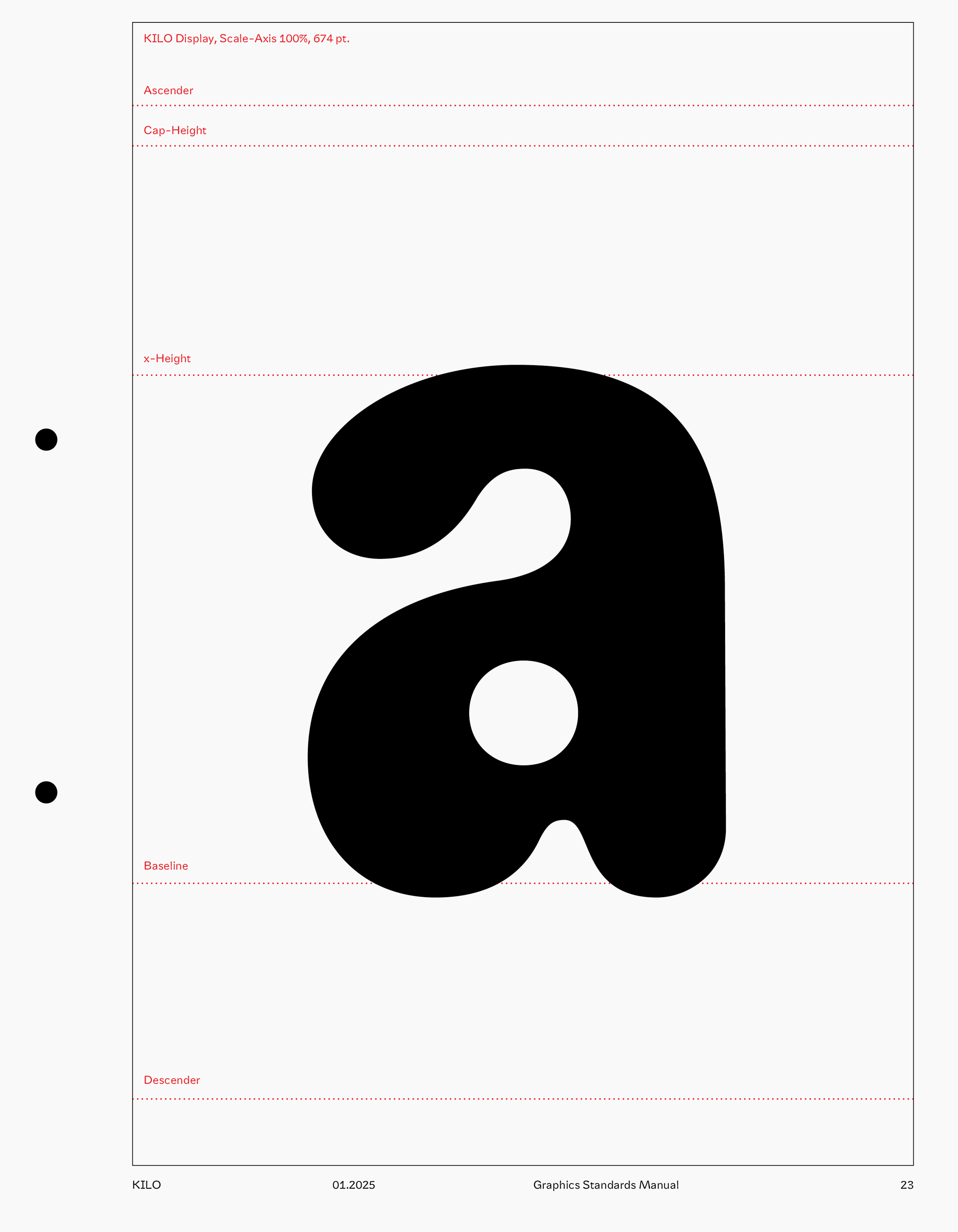 Kilo Display specimen B7